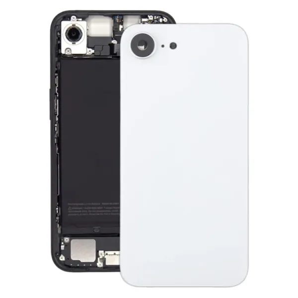 Rear Battery Cover for iPhone 16e (White)