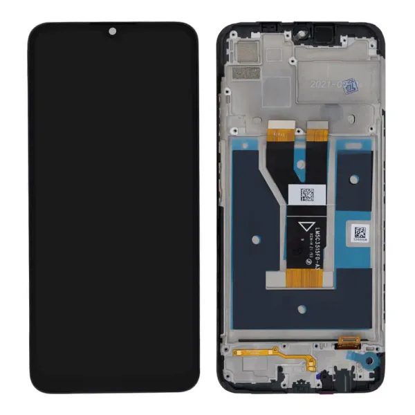 Realme C21 LCD displej dotykové sklo vrátane rámčeka (RMX3201)