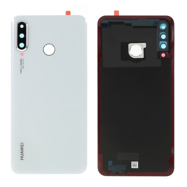 Huawei P30 Lite 24MP zadní kryt baterie bílý včetně krytky fotoaparátu