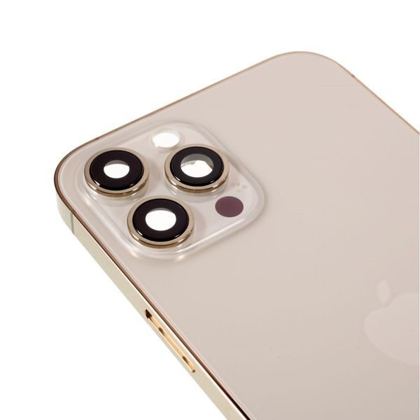 Zadní kryt baterie Apple iPhone 12 Pro Max včetně rámečku housing zlatý