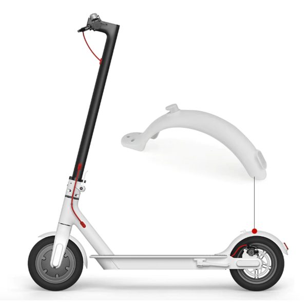 Xiaomi Mi Scooter M365 zadný blatník biely