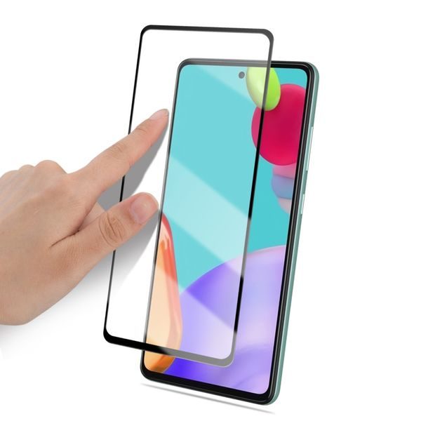 Samsung Galaxy A52 5G Ochranné tvrzené sklo černé 3D