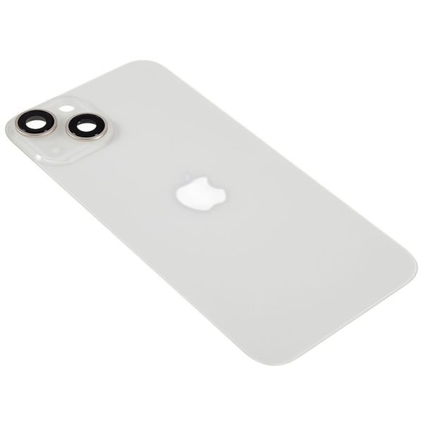 Zadní kryt baterie iPhone 14 včetně krytky kamery (bílý)
