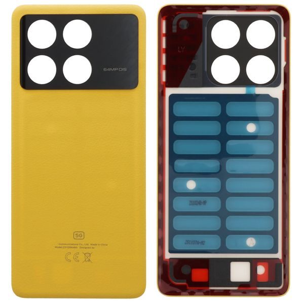 Xiaomi Poco X6 Pro Yellow Battery Back Cover