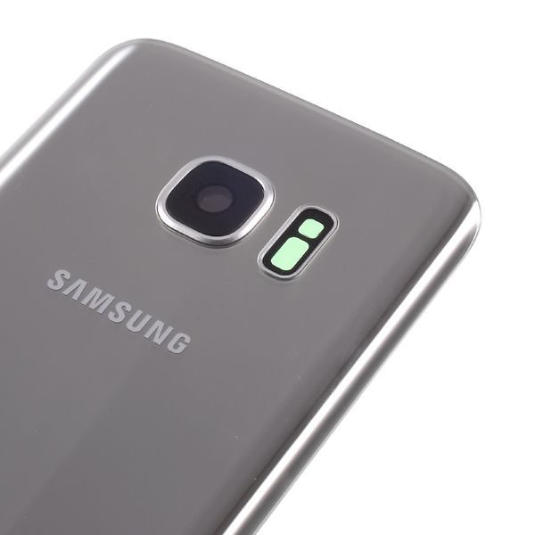 Samsung Galaxy S7 zadní kryt baterie stříbrný včetně krytky fotoaparátu Silver G930F