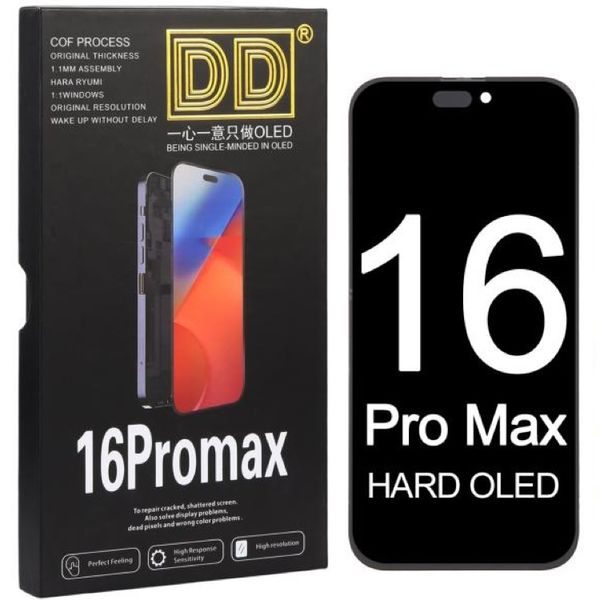 LCD displej a dotykové sklo pre iPhone 16 Pro Max (DD Hard OLED)
