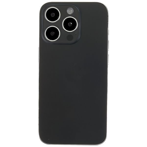 Zadní kryt baterie iPhone 14 Pro Max černý s větším otvorem pro kamery