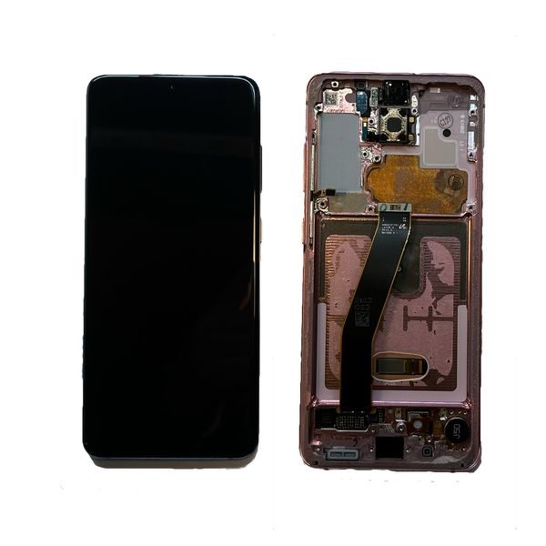 Samsung Galaxy S20 LCD displej zánovní komplet originál včetně rámečku G980 (SWAP)