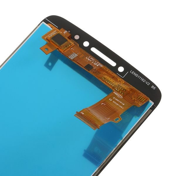 Motorola E4 Plus LCD displej dotykové sklo komplet přední panel černý