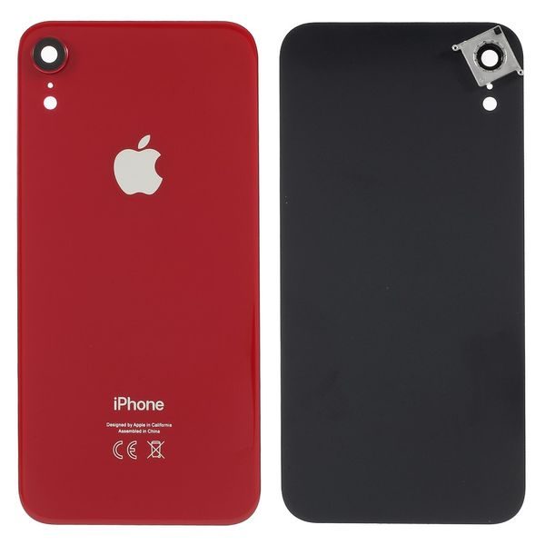 Apple iPhone XR zadní kryt baterie včetně krytky čočky fotoaparátu červený RED product