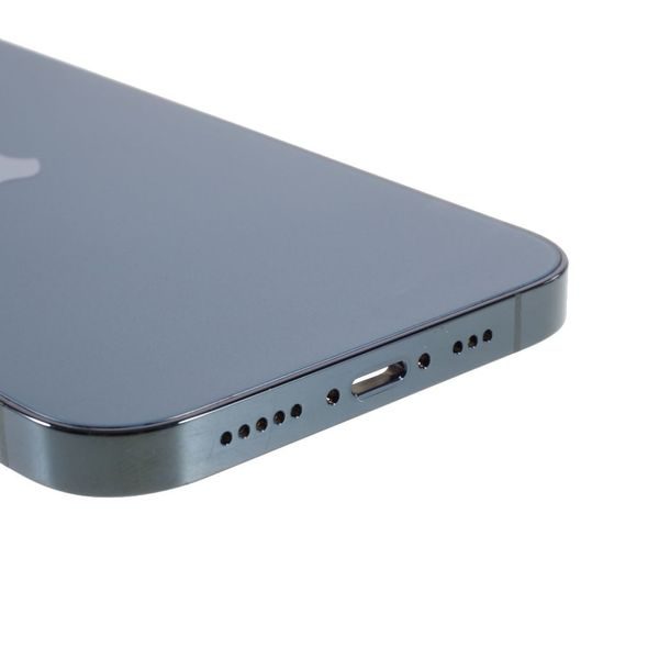 Apple iPhone 12 Pro zadní kryt baterie včetně středového rámečku modrý