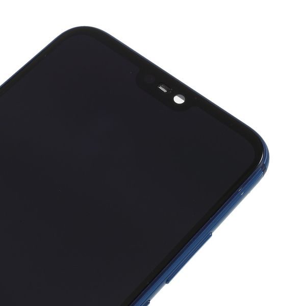 Huawei P20 Lite LCD displej dotykové sklo (včetně rámečku) modrý