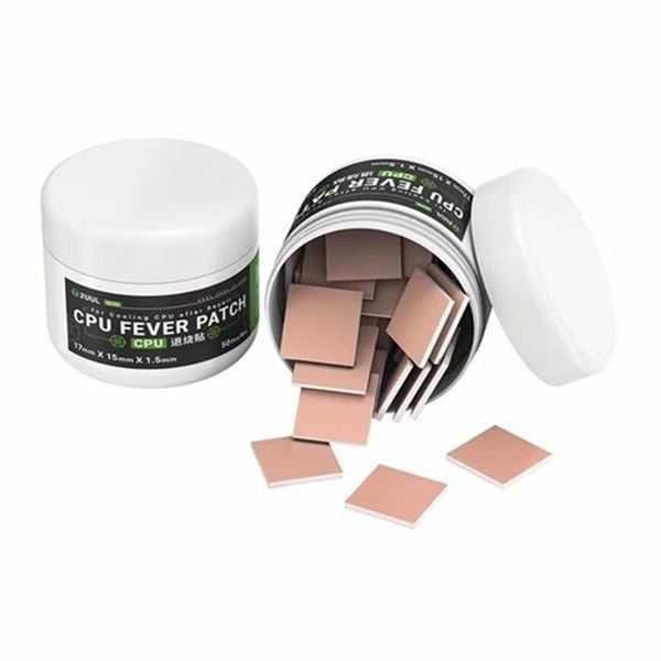 2UUL SC09 – 50 pcs of insulating and thermally conductive pads for PCB, BGA, and CPU chip repairs in mobile phones