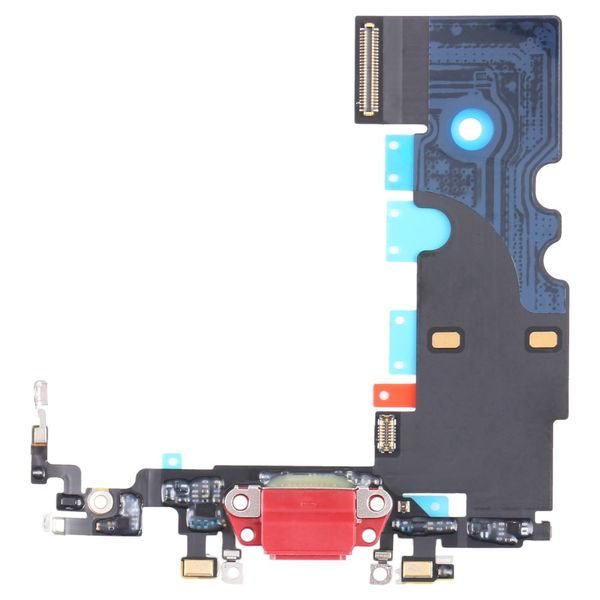 iPhone SE 2022 nabíjecí port konektor mikrofon flex červený OEM