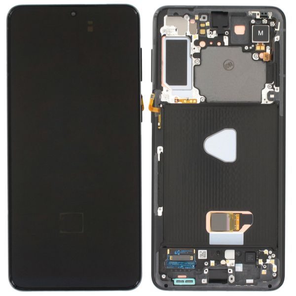 Samsung Galaxy S21+ G996 LCD displej dotykové sklo originální (Assembled Service Pack) Phantom Black