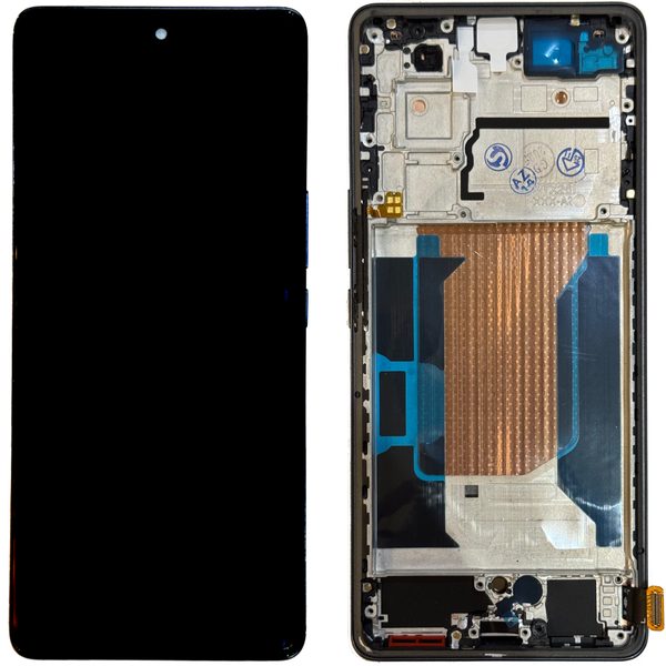 Vivo V40 5G LCD Display Touchscreen Glass (A+OLED with Frame)