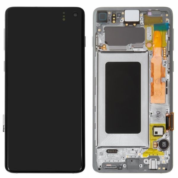 Samsung Galaxy S10 Amoled LCD touch screen digitizer White G973 (Service Pack)