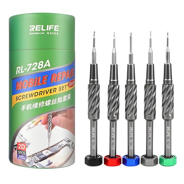 RELIFE RL-728A 2D Screwdriver Set for Phone Repairs