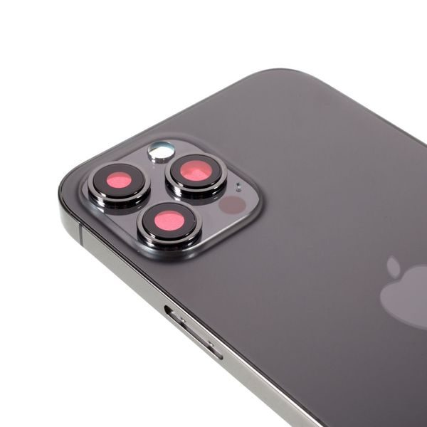 Zadní kryt baterie Apple iPhone 12 Pro Max včetně rámečku housing černý