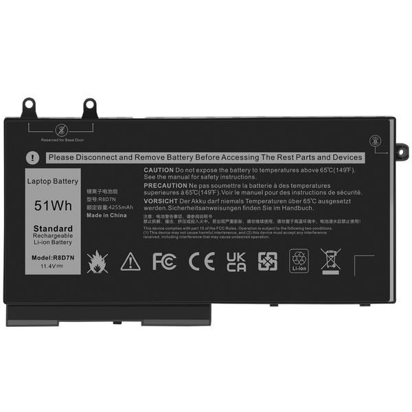 R8D7N/1V1XF Battery for Dell Precision 3540 Laptops