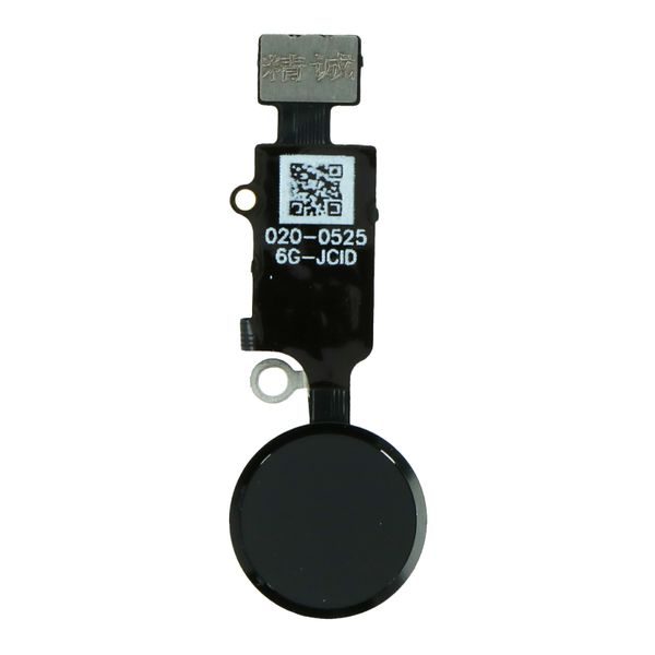 Home button tlačítko pro iPhone SE 2022 / SE 2020 / 8 / 8 Plus / 7 / 7 Plus (černé) JC 6th