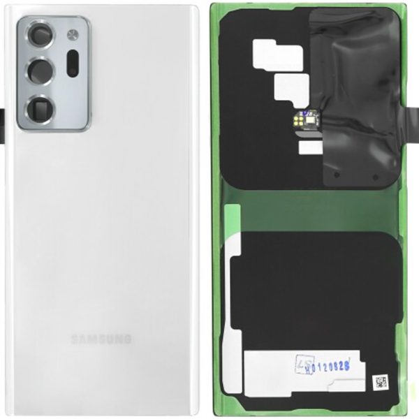 Samsung Galaxy Note 20 Ultra zadní kryt baterie včetně krytky fotoaparátu N985/N986 (Service Pack) White