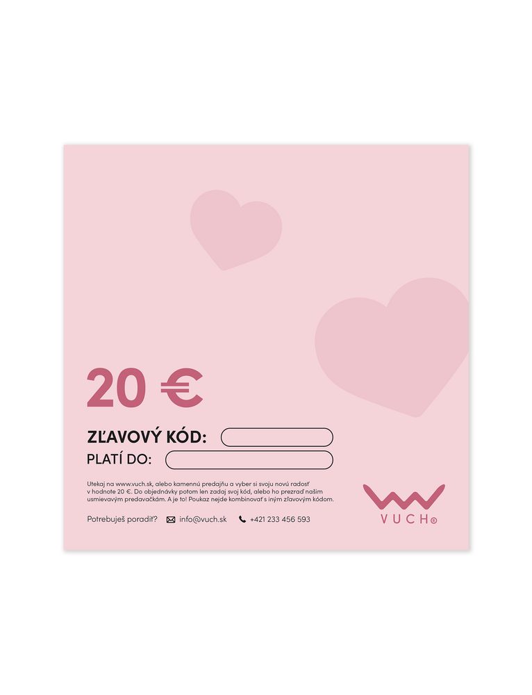 VUCH Elektronická darčeková poukážka v hodnote 20 €
