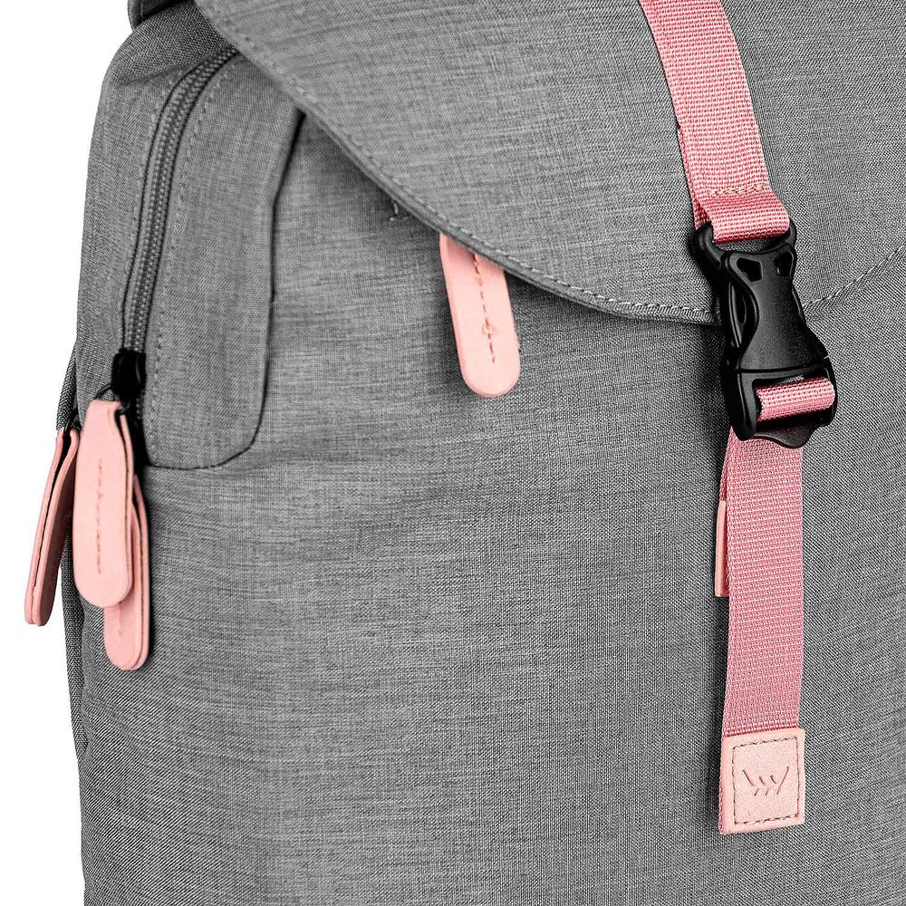 VUCH Corbin Light Grey.

Hlavné zapínanie na zips a strip
Dve vonkajšie priehradky na zips
Vnútorná priehradka na zips a dve priehradky na drobnosti
Nastaviteľné ramenné popruhy
 TechniC
Kolekcia inšpirovaná mestom aj prírodou!
Batohy Mellora a Noel už nejaký čas kraľujú na tróne obľúbenosti a z ich predností vzniklo hneď niekoľko parádnych následníkov.