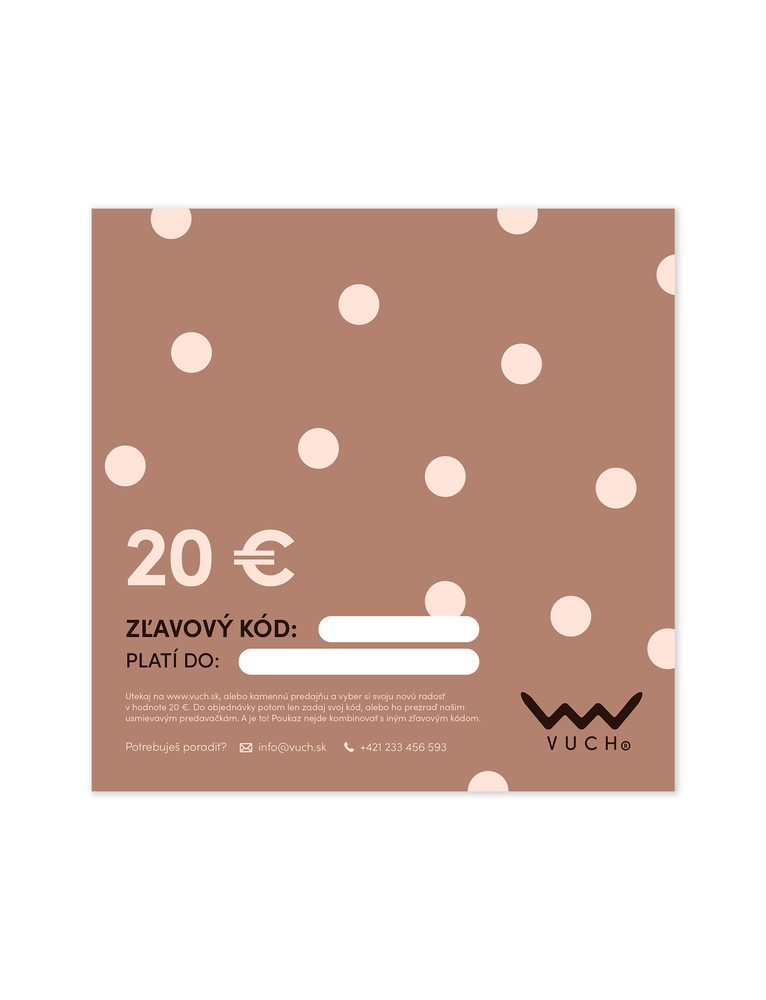 VUCH Elektronická darčeková poukážka v hodnote 20 €
