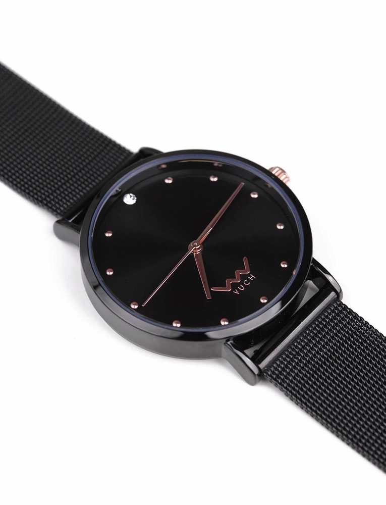 VUCH Dakota Metal Black.

Soulmate Collection> 
Elegantný ciferník s logom VUCH
Nastaviteľná dĺžka remienka
Kvalitný japonský strojček
Quartz hodinky na batériu
Vodeodolnosť
Balené v darčekovom balení
 HODINKY
Hodinky VUCH Ti ponúknu viac než len prehľad o čase.