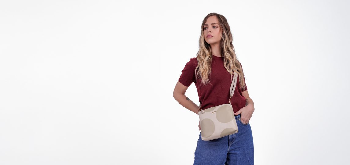 Coalie Big Dot Beige