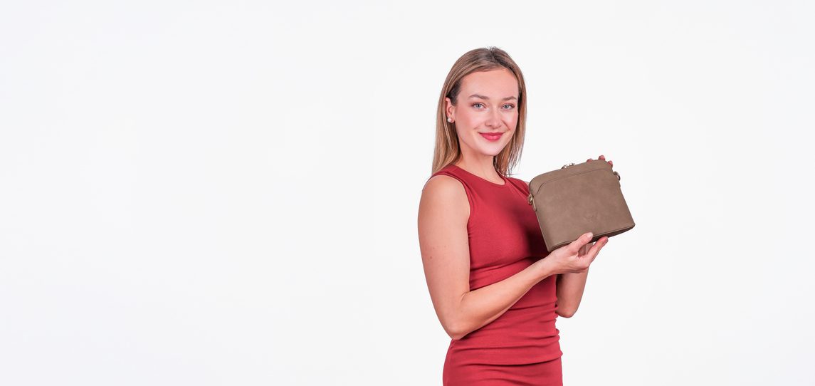 Fossy Mini Suede Beige