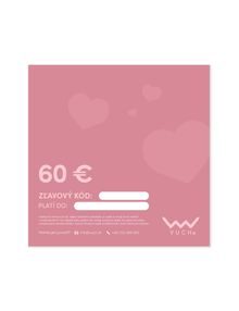 Elektronická darčeková poukážka v hodnote 60 €