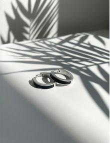 Náušnice Black Sara Silver