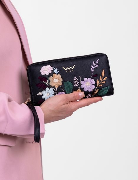 Nightie Nicci Flowers Black