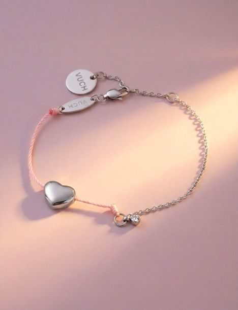 Náramok Shiny Heart Pink