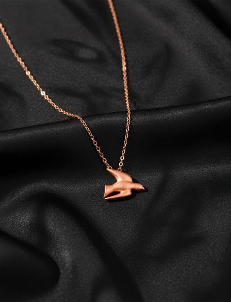 Náhrdelník Dove Rose Gold