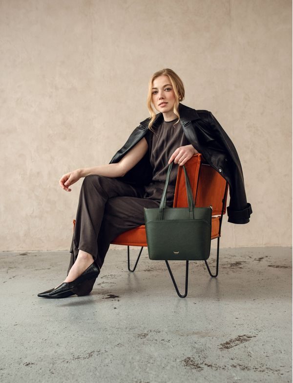 Neela Grace Dark Green