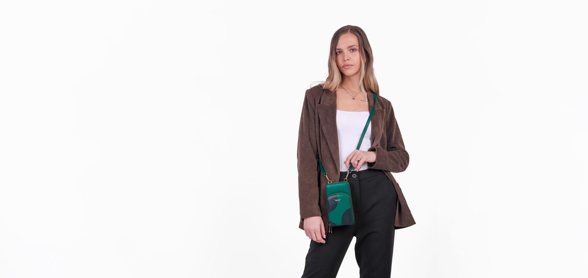 Rosia Big Dot Dark Green