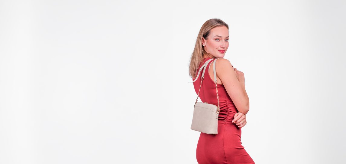 Mini Fossy Suede Creme