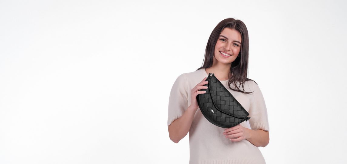 Tricia Intrecciato Black