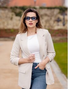 Trisha Transparent Design Brown