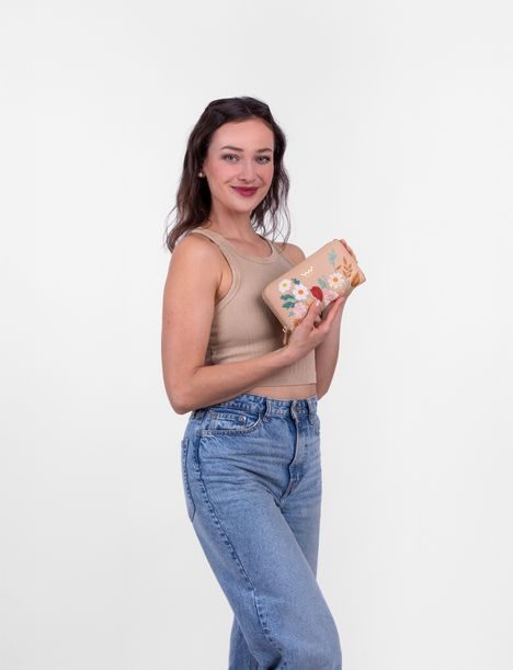 Nightie Nicci Flowers Beige