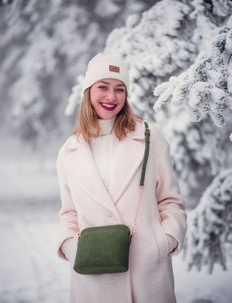 Mini Fossy Suede Green