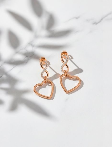 Fülbevaló Resita Rose Gold