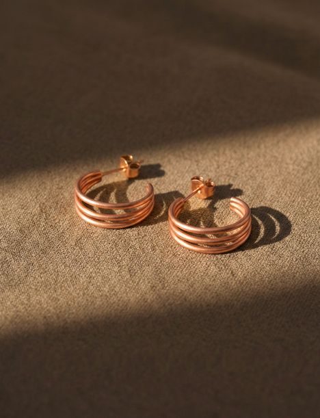 Elegy Rose Gold fülbevaló