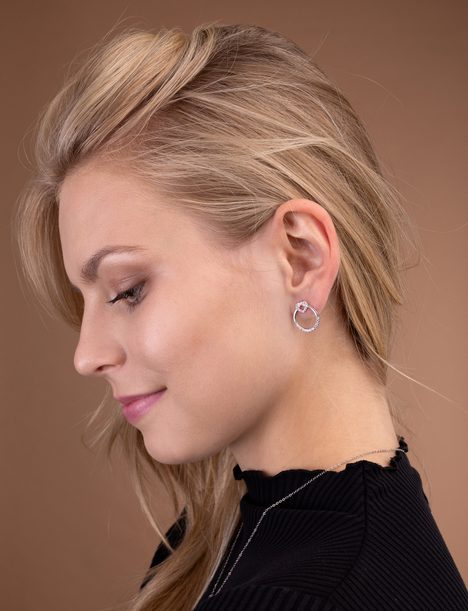 Fülbevaló Feliya Silver