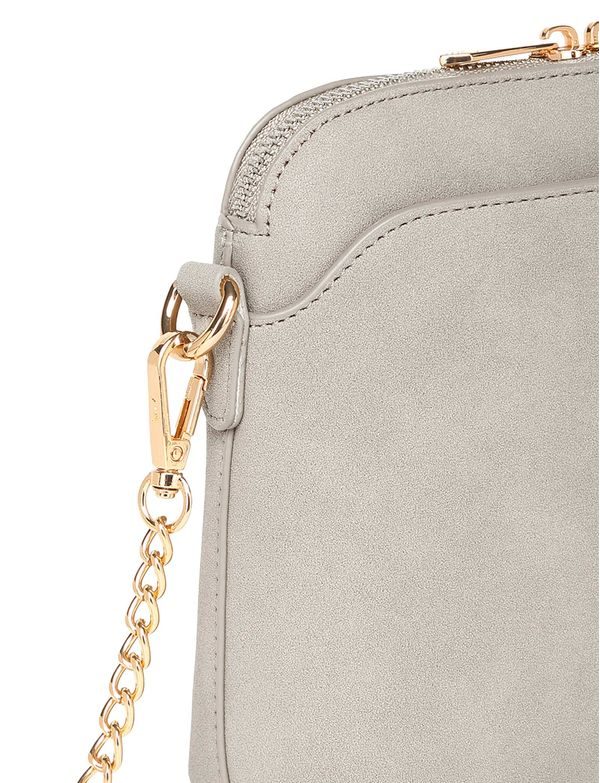 Mini Fossy Suede Creme