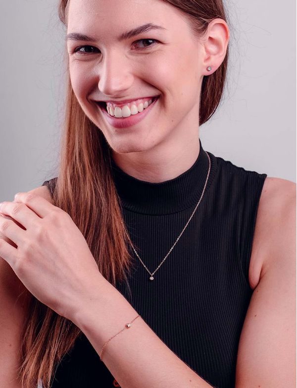 Gem Rose Gold fülbevaló