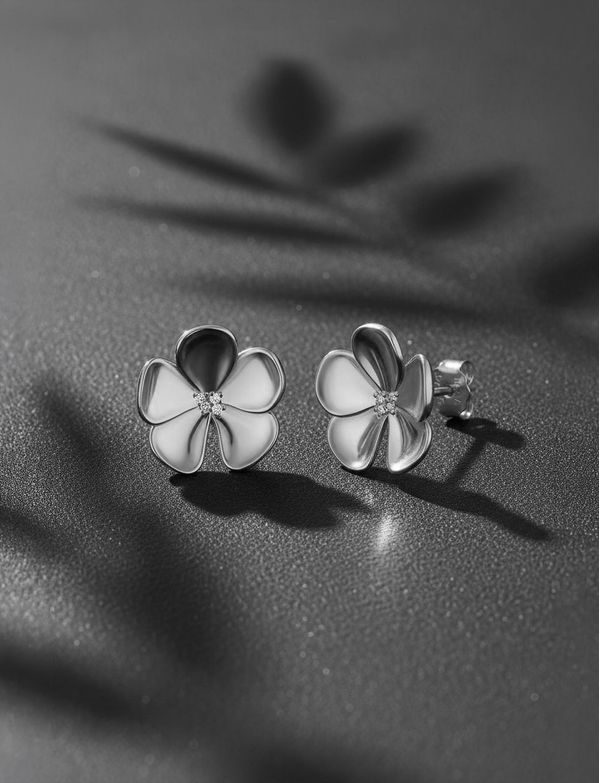 Floret Silver fülbevaló